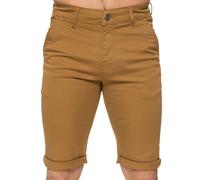 Enzo Uomo Pantaloni Chino Cotone Elasticizzato Casual Slim Spiaggia Estiva Metà