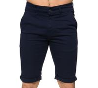 Enzo Uomo Pantaloni Chino Cotone Elasticizzato Casual Slim Spiaggia Estiva Metà