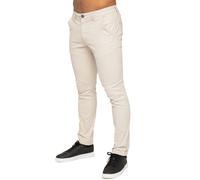 Enzo Uomo Pantaloni Chino Slim Fit Cotone Elastico Jeans Tutte Vita Taglie