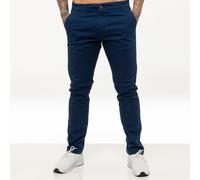 Enzo Uomo Pantaloni Chino Slim Fit Cotone Elastico Jeans Tutte Vita Taglie