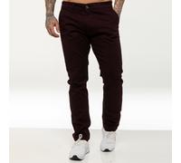 Enzo Uomo Pantaloni Chino Slim Fit Cotone Elastico Jeans Tutte Vita Taglie