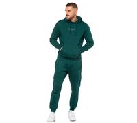 Enzo Uomo Tuta Pullover IN Pile Invernale Felpa con Cappuccio & Cargo Joggers
