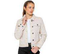Enzo Womens Denim Jacket Classico con Bottoni Casual Manica Lunga Elastico Jean