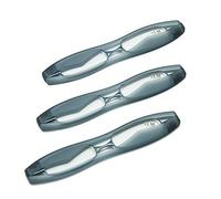 EnzoDate 3 Pack Occhiali da Lettura Pieghevoli Mini Lettrice Lettore Tascabile Occhiali Presbiti Telaio Grande +1.0 a +3.5