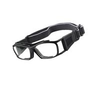 EnzoDate Occhiali da pallacanestro Vintage Slimfit Occhiali sportivi protettivi di protezione (nero)