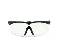EnzoDate Polarizzato esercito occhiali da sole balistica militare occhiali uomo telaio 3/4 lente combattimento guerra gioco Eyeshields(nero, polarizzato 4 obiettivi)
