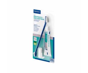 ENZYMATIC KIT (70 gr) - Dentifricio e spazzolino per l'igiene orale di cani e gatti