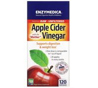 Enzymedica Apple Cider Vinegar Gummies, aceto di mele, 120 capsule Integratore alimentare