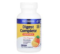 Enzymedica Digest Complete Masticabile Arancia, Enzimi Digestivi, Arancia, 60 Compresse Masticabili