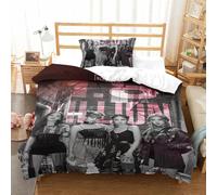 EOASNRTCB Set Copripiumino Per Bambini, Set Di Biancheria Da Letto Per Stampa Di Blackpink Con Federa Per, Decorazione Della Camera Da Letto Delle Ragazze Dei Ragazzi Single（135x200cm）