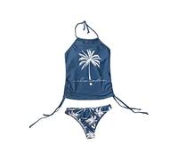EODJXIO Bikini Brasiliana Vita Alta Bikini Fascia Super Push Up Bikini Bianco Donna con Laccetti Slip Brasiliana Vita Alta Modellante Slip Assorbenti Ciclo Mestruale Ragazza