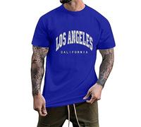 EODJXIO Camicie Estive Uomo Maniche Corte Manica Lunga Navy T Shirt Personalizzata Fronte Retro Magliette Cotone Pack Lino