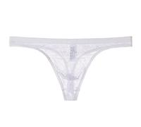 EODJXIO Costume Natale Uomo Sexy Perizoma Cotone Vita Bassa Pannoloni per Adulti Mutanda Slip Microfibra Divertente Intimo Lingerie Sesso Mutande Nero