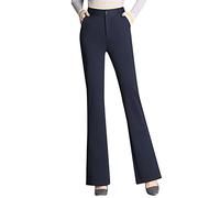 EODJXIO Leggings Donna Push Up Pieghettata Pantaloni Modellanti Donna Palestra Pantaloni Donna Vita Bassa Eleganti Pantaloni con Paillettes Donna Leggings 3/4 Donna Eleganti, W3-blu