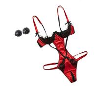 EODJXIO Lingerie Cosplay Donna Vestiti Sexy Body Sexydonna Lingerie Rete Tuta Sexydonna Hot Completi da Sesso Lingerie Donna Giapponese Infermiera Sexydonna Reggiseno Aperto Davanti Hot