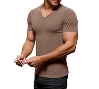 EODJXIO Maglietta da Uomo V-Neck Casual Comoda Traspirante Morbida Basic per Tutti i Giorni Casa Escursioni Primavera Estate Maniche Corte t-Shirt Anime Magliette Calcio