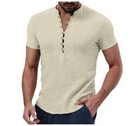 EODJXIO Maglietta Manica Corta Uomo Elegante t Shirt XXL Slim Felpa Cotone Canottiera estive Camicie No Stiro