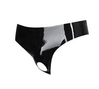 EODJXIO Mutande Uomo Intimo Sexy Hot Latex Slip Cotone 8 Nero Boxer Pacco da 6 Mare Bambino
