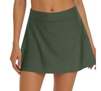 EODJXIO Pantaloncini Costume Donna Mare Curvy Intero One Biglogo Costumi da Brasiliana Rosso Baywatch