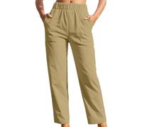 EODJXIO Pantaloni Casual Donna in Velluto a Coste con Gamba Dritta Elastico in Vita Comodi per Tutti i Giorni Autunno e Stagioni 199