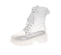 EODJXIO Stivaletti Donna,Stivaletti alla Caviglia in Pelle Scamosciata con Punta Piatta E Calzino, Comodi Elasticizzati, da Indossare Tutti I Giorni. Stivali Donna Antipioggia