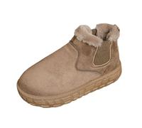 EODJXIO Stivali Donna Alti Fino al Ginocchio stivaletti da neve Pelle Vera canadesi uomo Scarpe Trekking Invernali Stringati offerta