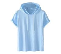EODJXIO T-Shirt da Uomo con Scollo A V Maglietta Uomo Manica Corta Contenitiva Maglie Estive Uomo Maniche Lunghe Uomo Manica Corta Taglie Forti Maglietta Lavoro Personalizzata Uomo