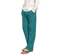 EODJXIO Wide Leg Jeans Colorato Jeans Ragazzo 14 Anni con Elastico in Vita Pantaloni Moto Estivi Traforati Pantaloncini Cargo Uomo Lavoro Jeans A Zampa di Elefante Pantaloni Uomo Lino Eleganti