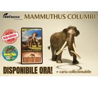 Eofauna Colombian Mammoth - Mammuthus columbi - Scala 1:35 antico elefante