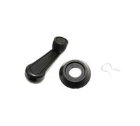 Eofooq Alzacristallo Elettrico Alzacristalli elettrico a manovella, leva per finestrino auto, leva per 2 porte, alzacristalli universale, maniglia colorata ALZAVETRI(Black)