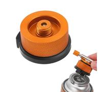 Eoixuqba 5 pezzi valvola a vite cartuccia del gas adattatore baionetta - 3,5 cm cartuccia del gas adattatore per fornelli da campeggio, adattatore del gas conversion adattatore per testa per taniche