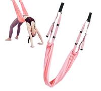Eoixuqba Altalena per inversione yoga, corda aerea per yoga | Attrezzatura per lo stretching con ancoraggio per porta,Robusta cinghia per allungamento delle gambe antigravità per fitness a casa,