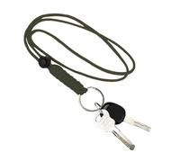 Eoixuqba Cordino portachiavi intrecciato, cordino per chiavi della macchina | Collana con cinturino in paracord resistente,Cordino porta badge identificativo portatile per attività all'aperto per