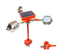 Eoixuqba Dispositivo riflettente per uccelli | Riflettore per uccelli per tenere lontani piccioni e passeri | Repellente ad energia solare per piccioni picchi e passeri per ringhiere esterne, patio