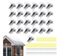 Eoixuqba Ferma neve per tetto in acciaio, blocco scorrevole per accumulo di ghiaccio, paraneve per tetti pesanti, per grondaie in ghiaia, appartamenti residenziali commerciali invernali