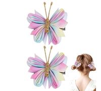 Eoixuqba Fermagli per capelli colorati | Fermagli antiscivolo a di animale - 1 paio di per capelli in rete, forcine per bambini per la vita quotidiana, viaggi, compleanni, scuola