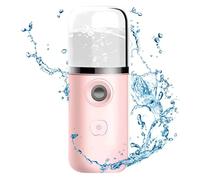 Eoixuqba Minni Face Steamer, Nano Facial Mister, 35 ml Portatile Minni Face Mist Handy Steamer Mists, USB Ricaricabile Nebbia Atomizzazione Macchina, Strumento di Cura delle Ciglia per Salone di