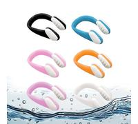 Eoixuqba Pinza Nasale per Nuoto - Clip Nasale Impermeabile per Piscina | Tappo Sicuro In Silicone 6 Pezzi Per Competizioni Surf Apnea Sport Acquatici Per Adulti E Bambini Dai 7 Anni