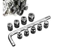 Eoixuqba Set di chiavi a Set ergonomico esagonale universale da 10 pezzi