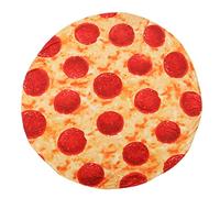 EOJDDPA Coperta per pizza per adulti e bambini Morbida coperta in flanella Comoda e vivace coperta per cibo divertente per la casa