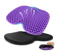 EOJDDPA Cuscino ortopedico extra grande, 48 x 38 x 5 cm, struttura a nido d'ape per un sostegno forte, allevia il dolore ai glutei/lombi, ideale come cuscino per auto, sedia da ufficio e sedia a