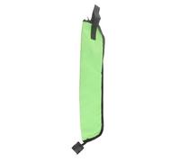 EOJDDPA IRIN 5 colori Drum Stick Storage Borsa sospesa borsetta portatile con maniglia per batteristi Oxford in tessuto nero rosso verde rosa blu rosa 46x10cm (Verde)