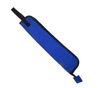 EOJDDPA IRIN 5 colori Drum Stick Storage Borsa sospesa borsetta portatile con maniglia per batteristi Oxford in tessuto nero rosso verde rosa blu rosa 46x10cm (Blu)