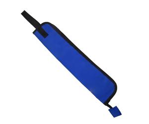 EOJDDPA IRIN 5 colori Drum Stick Storage Borsa sospesa borsetta portatile con maniglia per batteristi Oxford in tessuto nero rosso verde rosa blu rosa 46x10cm (Blu)