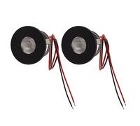 EOJDDPA Mini Spotlight a LED incassati piccoli 15 gradi 1 watt 80lm ad alta luminosità ad alta luminosità Gioielli per il risparmio di gioielli in alluminio da illuminazione 30x20mm 2pcs