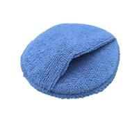 Eojpdji Applicatore Per Cera,Spugne per Ceratura Auto - con Spugna Lucidante Microfibra 13 cm per Interni Esterni Pelle Metallo Ruote Motociclette