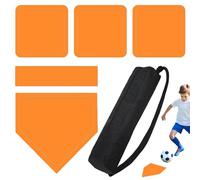 Eojpdji da Baseball | Base da Baseball 5 Pezzi,Attrezzatura Allenamento Impermeabile con di Lancio per Uomo Donna Gioventù