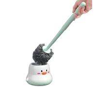Eojpdji Set Completo di Spazzola per la Toilette - Accessorio per Pulizia WC - Strumenti Ergonomici per Pulizia Domestica Senza Forare per Bagni Casa e Albergo