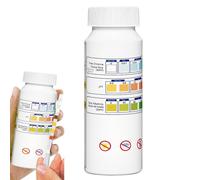 Eojpdji Strisce Test per Acqua Piscina | Strisce Analisi Acqua Vasca Idromassaggio,50 Test pH per Piscina Spa Laghetto Salata