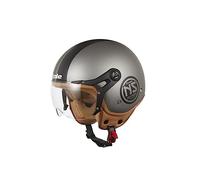 EOLE Casco jet NSGREY000 New Standard - Nero e Grigio